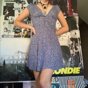 blue floral denim and supply ralph lauren dress